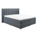 Boxspring postel ALASKA 180x200 cm antracit