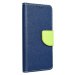 Smarty flip pouzdro Samsung Galaxy A12 modré/limetkové