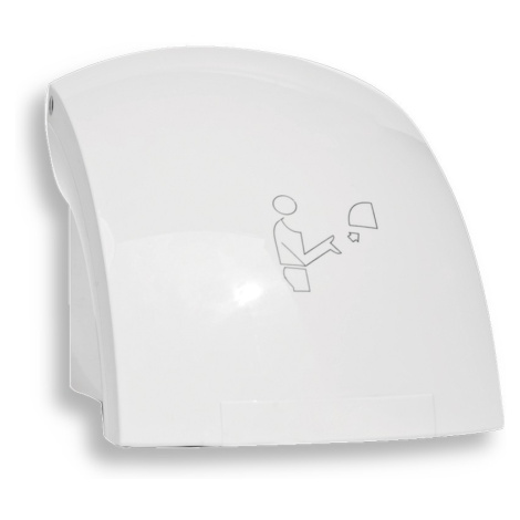 NOVASERVIS Elektrický senzorový osoušeč rukou, 1500 W, bílý 69091,1