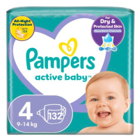 PAMPERS Active Baby plenky vel. 4, 9-14 kg, 132 ks