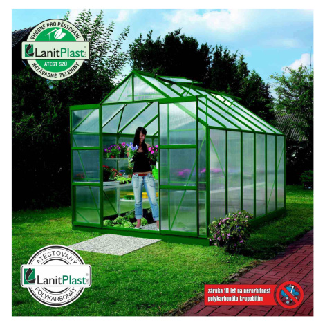 Polykarbonátový skleník VITAVIA URANUS 9900, PC 6 mm, zelený LG587 Vitavia Garden