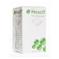 MESOFT 7,5X7,5CM, 100 KS, NESTERILNÍ KOMPRESY Z NETKANÉ T