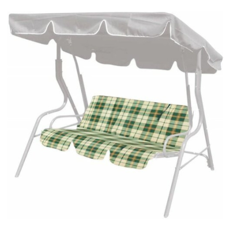 HAPPY GREEN Polstr na houpačku zelená kostka