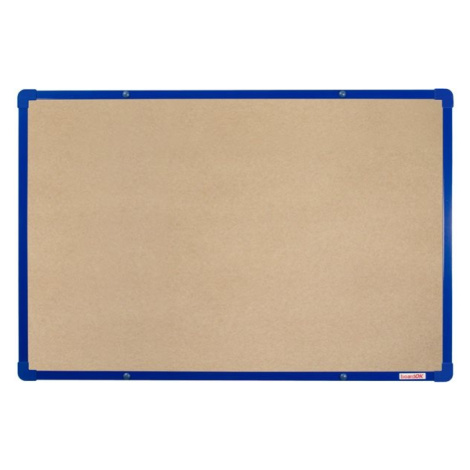 BoardOK Tabule s textilním povrchem 60 × 90 cm, modrý rám