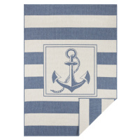 NORTHRUGS - Hanse Home koberce Kusový koberec Twin Supreme 104143 Blue/Cream – na ven i na doma 