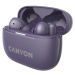 Canyon OnGo 10 ANC, TWS-10 ANC+ENC sluchátka s mikrofonem, fialová