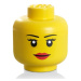 Lego® box hlava dívka velikost s