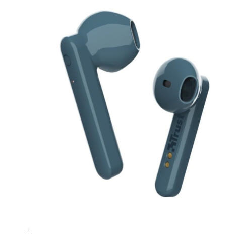 TRUST sluchátka Primo Touch Bluetooth Wireless Earphones - blue
