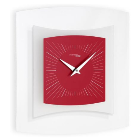 Designové nástěnné hodiny I059VN red IncantesimoDesign 35cm FOR LIVING