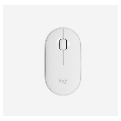 Logitech Pebble Wireless Mouse M350, světle šedá