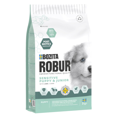 Bozita Robur Sensitive Grain Free Puppy Lamb - výhodné balení: 2 x 3 kg