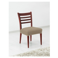 Potah elastický na sedák židle, komplet 2 ks Denia, oříškový