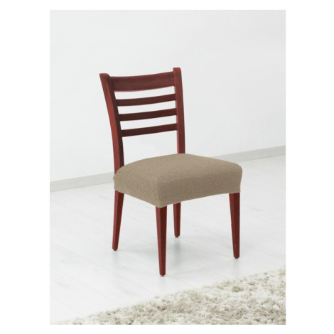 Potah elastický na sedák židle, komplet 2 ks Denia, oříškový FORBYT