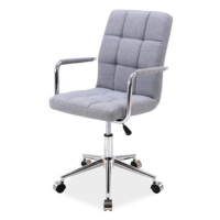 Kancelářská židle SIGQ-022 světle šedá