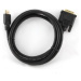 GEMBIRD Kabel HDMI - DVI 1, 8m (M/M, DVI-D, Single Link, zlacené kontakty, stíněný)