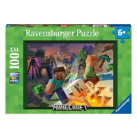 Ravensburger 13333 puzzle minecraft: monstra z minecraftu 100 dílků