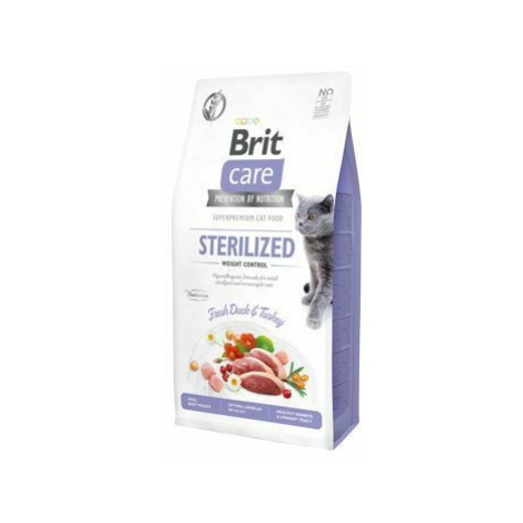 Brit Care Cat GF Sterilized Weight Control 7kg sleva