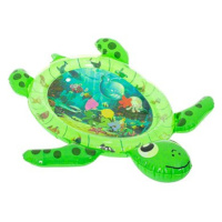 IKONKA Vodní nafukovací senzorická podložka želva zelená