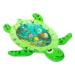 IKONKA Vodní nafukovací senzorická podložka želva zelená