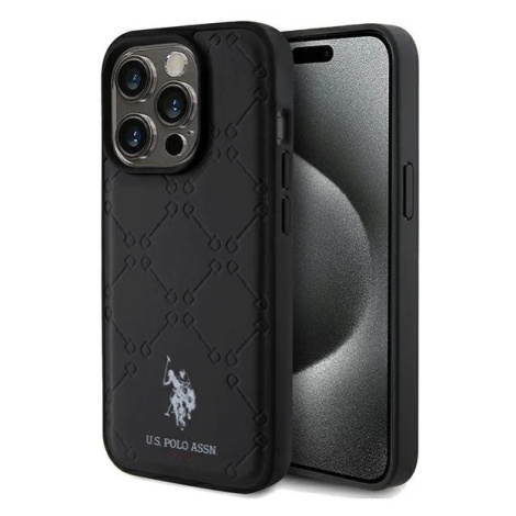 Kryt US Polo USHCP15XPYOK iPhone 15 Pro Max 6.7" black Yoke Pattern (USHCP15XPYOK) U.S. Polo