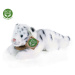 RAPPA Plyšový tygr bílý ležící 17 cm ECO-FRIENDLY