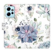 iSaprio flip pouzdro Succulents pro Xiaomi Redmi Note 12 5G