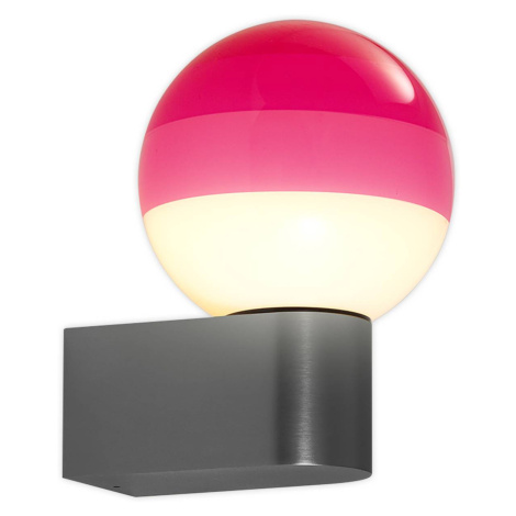 Marset Nástěnné svítidlo LED MARSET Dipping Light A1, růžová/šedá