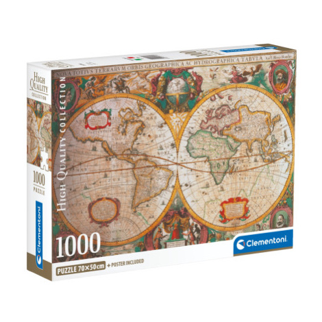 Clementoni - Puzzle 1000 Old map