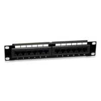 CTnet 10“ Patch panel 12port UTP cat.6