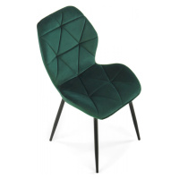 HALMAR Designová židle Noel tmavě zelená