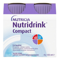 Nutridrink Compact s příchutí neutrální 4x125 ml