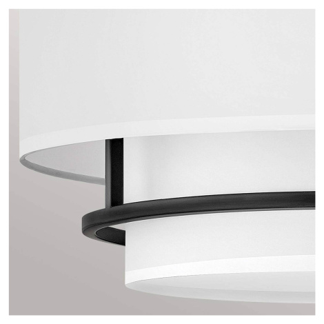HINKLEY Závěsné svítidlo Graham Duo Mount 4 světla Ø 58,4 cm, černá barva
