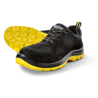 PARKSIDE® Pánská kožená bezpečnostní obuv S3 (adult#male, 42, černá/žlutá)