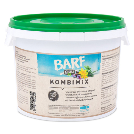 GRAU BARF KombiMix - 2 x 2 kg