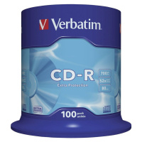 VERBATIM CD-R(100 ks)Spindle/EP/DL/52x/700MB