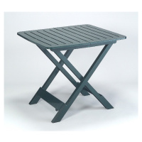 Zahradní rozkládací stolek VETURA — plast, zelená