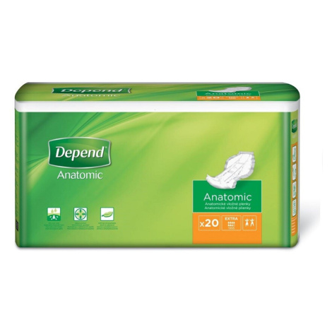 Depend Extra inkontinenční vložné pleny 20 ks Kimberly-Clark