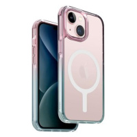 UNIQ Combat Duo MagClick ochranný kryt na iPhone 15, Pastel (Sky blue/Powder pink)