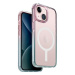 UNIQ Combat Duo MagClick ochranný kryt na iPhone 15, Pastel (Sky blue/Powder pink)