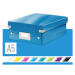 LEITZ WOW Click & Store A5 22 x 10 x 28.2 cm, modrá