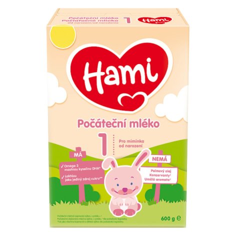 Hami 1 počáteční mléko od narození 600g