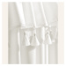 Bílý závěs ASTORIA se střapci na průchodky 140 x 280 cm