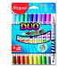 Dětské fixy Maped Color´Peps Duo - 10 oboustranných fixů