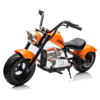 mamido Dětská elektrická motorka Chopper Warrior 36V oranžová