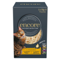 Encore Cat Pouch ve vývaru 5 x 50 g - výběr s kuřecím (3 druhy)