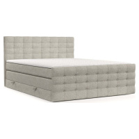 Béžová boxspring postel s úložným prostorem 180x200 cm Blend – Maison de Rêve