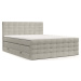 Béžová boxspring postel s úložným prostorem 180x200 cm Blend – Maison de Rêve