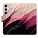 iSaprio flip pouzdro BlackPink Marble pro Samsung Galaxy S24+