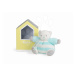 Kaloo plyšový medvídek Bebe Pastel Chubby 18 cm 960085 tyrkysově-krémový
