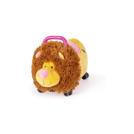 Odrážedlo FUNNY WHEELS Rider Ride-On lvíček plyšový růžový Teddies